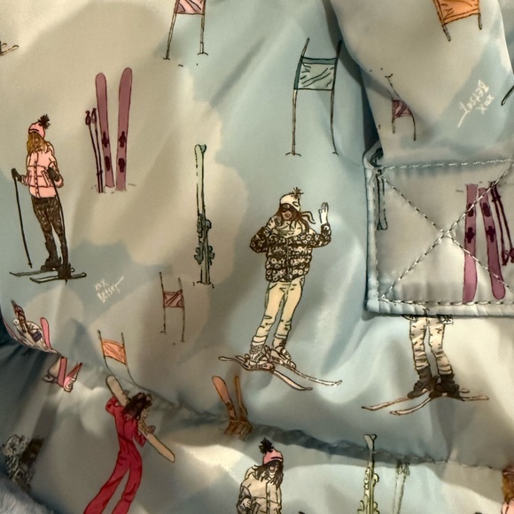 Betsey Johnson ski tote purse with neck pillow (new with tag) - Picture 2 of 6